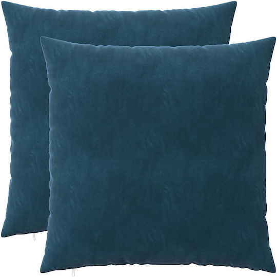 vidaXL Sofa Cushion Heerlen Velvet Blue 70x70cm