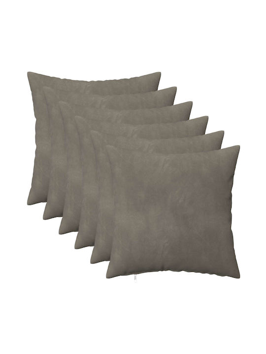 vidaXL Sofa Cushion Heerlen Velvet Light Grey 5...