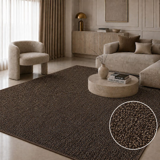 Jollie Rectangular Brown Rug 200x230cm Brown-Beige