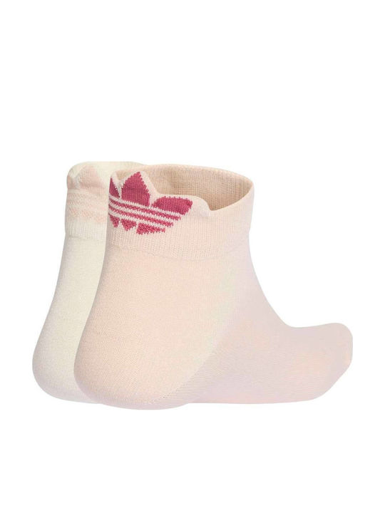 adidas Αθλητικές Κάλτσες Λευκές 2 Ζεύγη