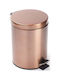 Differnz Inox Καλαθάκι Μπάνιου Soft Close 5lt Χάλκινο