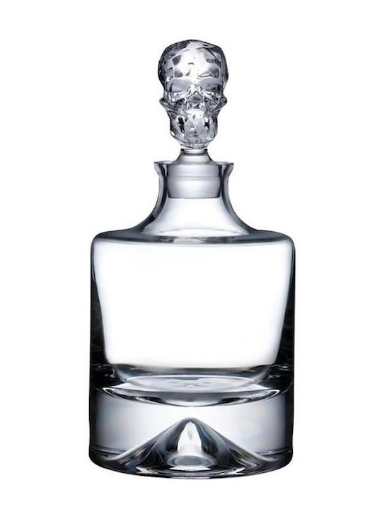 Кристална Карафа за Уиски с Капачка Розова 1250ml