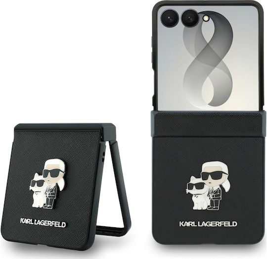 Karl Lagerfeld Buchen Sie Kunststoff / Silikon Handyhülle Schwarz für iPhone 17 Pro Galaxy Z Flip