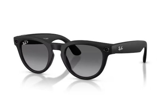 Ray Ban Meta (Gen 2) Headliner Ochelari inteligenți Polarizat Gradient Grafit Negru Mat