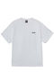 Herrenblusen Kurzarm T-Shirt Weiß