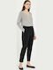Women's Ribbed Trousers Black