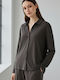 Long Sleeve Women's Shirt Khaki