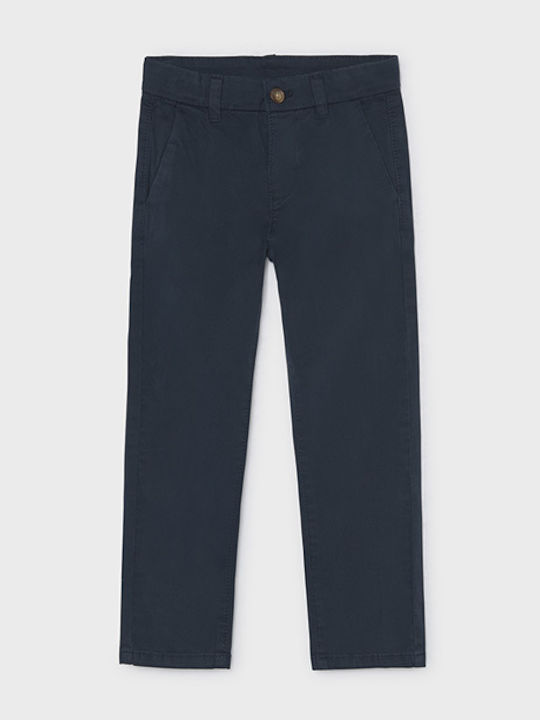 Mayoral Basic Παιδικό Παντελόνι Chino Μπλε