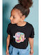 Kids Crop Top Black