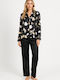 Zen Summer Women's Pyjama Set Black