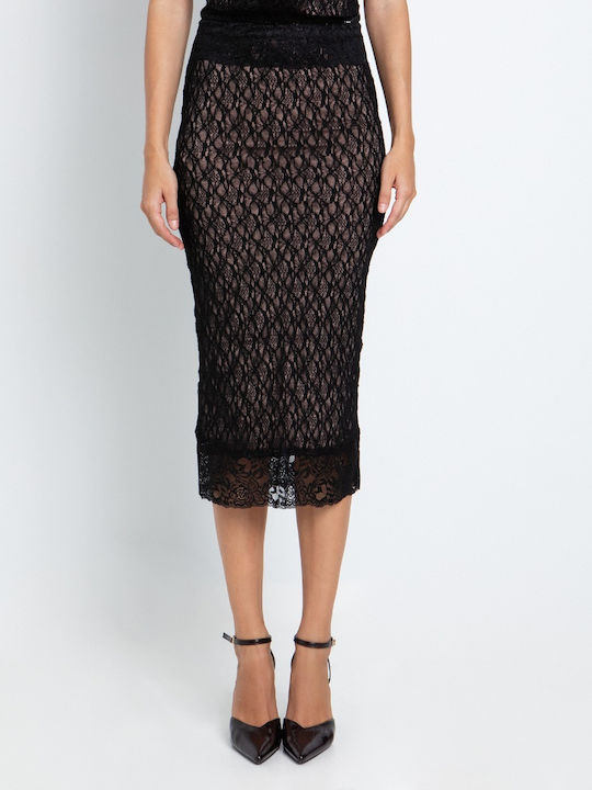 Midi Skirt Black