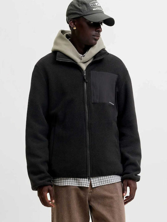 Jack & Jones Herren Fleecejacke Schwarz