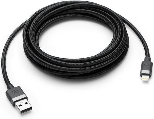 Mophie Blitzkabel Lightning USB-A 3m Schwarz Apple Exklusiv