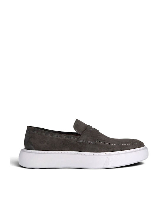Damiani Loafers bărbătești din piele în culoare...