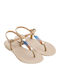 Damen-Flip-Flops - Hausschuhe In Beige Farbe