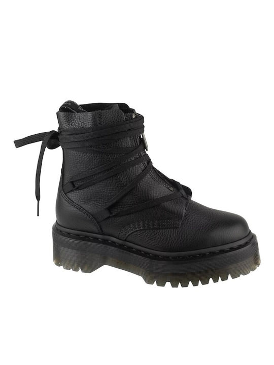 Jarrick Ii Leather Women's Ankle Boots Black