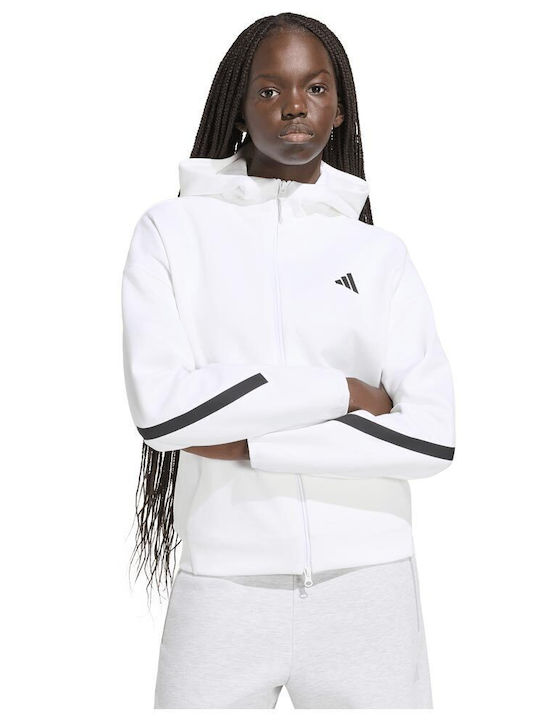 adidas Full Zip Women's Hooded Sweatshirt Cardi...