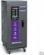 Dreiphasiger Spannungsregler Qoltec Avr Multiprotection 10 Kva Genauigkeit ± 3% Dreiphasiger Servomotor LCD Bildschirm