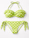 Set Bikini Brasil Polka Dot Limette