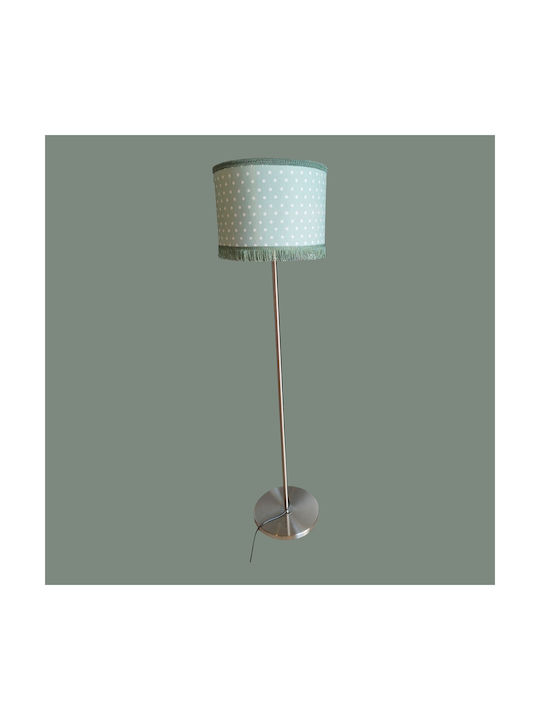 Green Little Floor Lamp with E27 Lamp Bulb Base Green