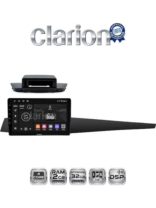 Clarion Clarion Gl31348 Οθόνη Oem Multimedia Αυτοκινήτου Renault Laguna 3 2008 > 2015 Carplay Androidauto Bt Gps Wifi Electriclife