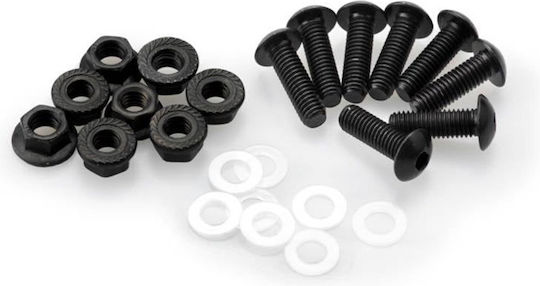 Puig Motorradverkleidungsschrauben Schwarz Racing Zepter 6 Stück 0956n