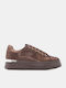 Women's Flatforms Sneakers Dark Brown