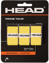 Prime Tour Regular 3x Gelbe Overgrip Tennisschlägergriffe Head Code 3153082 Prime Tour Regular 3x Gelbe Overgrip Tennisschlägergriffe Head Code 3153082