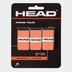 Head Prime Tour Tennis Overgrips X 3 Salmon Head Prime Tour Tennis Overgrips X 3 Salmon