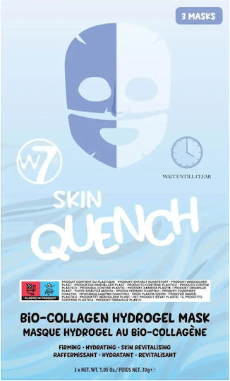Skin Quench Bio Collagen Hydrogel Face Mask 3 Pack W7