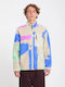 Fuzzar Herren Fleecejacke Sherpa Mehrfarbig