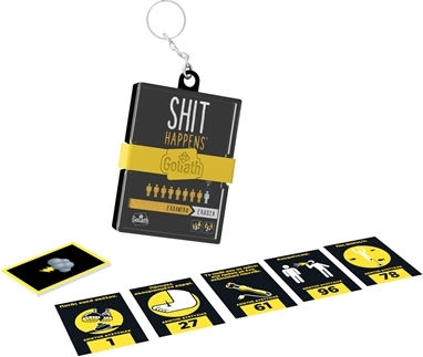 Επιτραπέζιο Παιχνίδι Shit Happens Mini Με Μπρελόκ Real Fun Toys