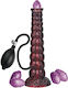 Power Monsters Inflatable Dildo With Suction Cup Purple