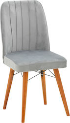 Woodwell Vespera I Stoff Sitzmöbel 45x52x95cm Graues