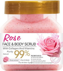 Scrub Προσώπου & Σώματος Τριαντάφυλλο 500g