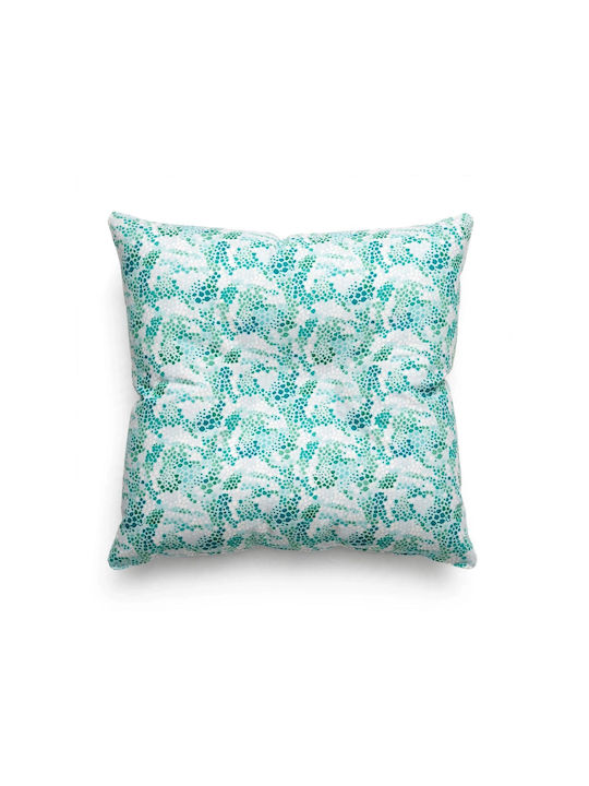 Sofa Cushion Ocean Dots Blue-Green 45x45cm