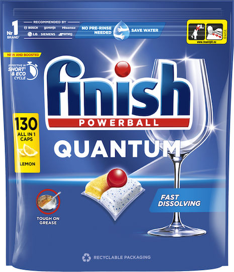 Finish Quantum Κάψουλες Πλυντηρίου Πιάτων Οικολογικές