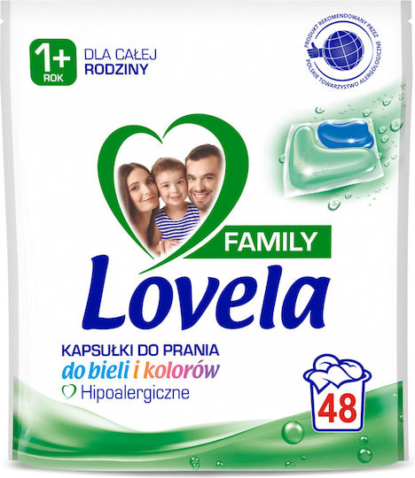 Lovela Family Laundry 48 Kapseln Geschirrspülmittel 5kg