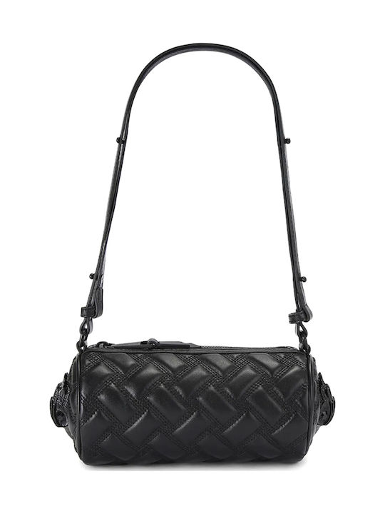 Kensington Leather Women's Barrel Bag Black