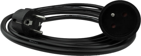 Extension Cord 1 Socket 3m Switch 3x1.5mm2 Black