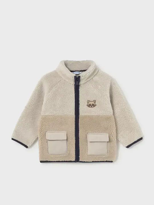 Mayoral Kids Cardigan Furry Grey