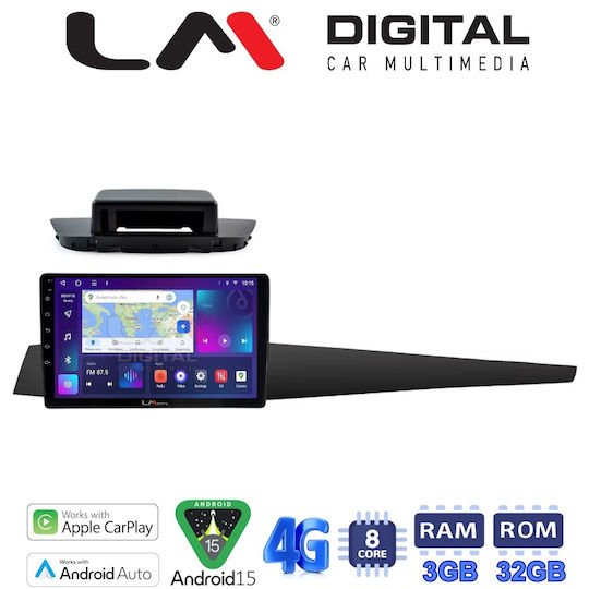 LM Digital Автомобилна Аудио Система За Renault Laguna 2008 > 2015 Bluetooth USB Вграден Wi-Fi GPS Apple CarPlay Android Auto