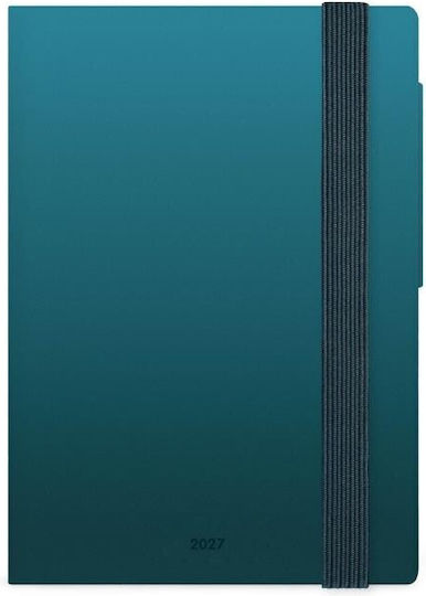 Legami Milano Sedмична Агенда 2027 Тюркоазена 9.5x13.5см.