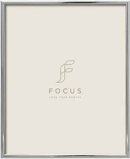 Focus Wandmontage Silber mit Silber Fotorahmen