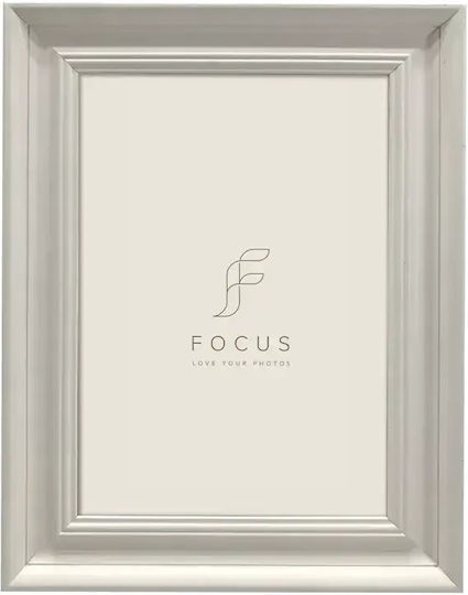 Focus Пластмасова Рамка За Снимки За Стена С Бял Рамка