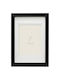 Focus Glass Wall-Mounted Photo Frame With Black Frame