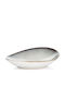 Duka Servierplatte aus Porzellan Grau 21cm