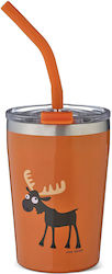 Carl Oscar Rostfreier Stahl Kinder Trinkflasche Thermos mit Stroh Auslaufsicher Becher 250ml Carl Oscar Rostfreier Stahl Kinder Trinkflasche Thermos mit Stroh Auslaufsicher Becher 250ml
