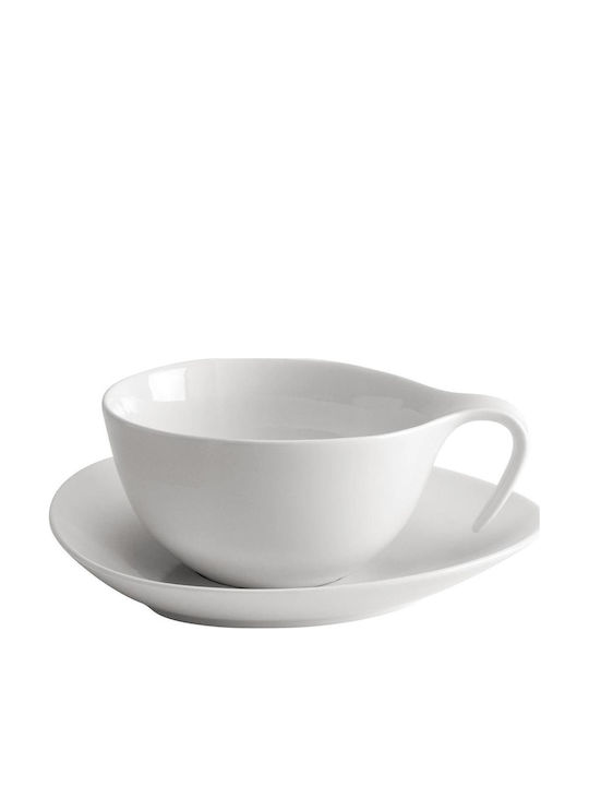 Duka Φλιτζάνι Espresso από Πορσελάνη Λευκό 60ml