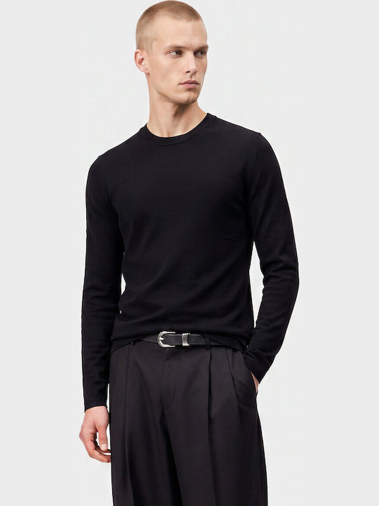 Langarm Pullover Schwarz